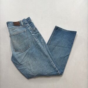 Taylor Stitch Denim Jeans Distressed Straight Leg Blue Mens 32